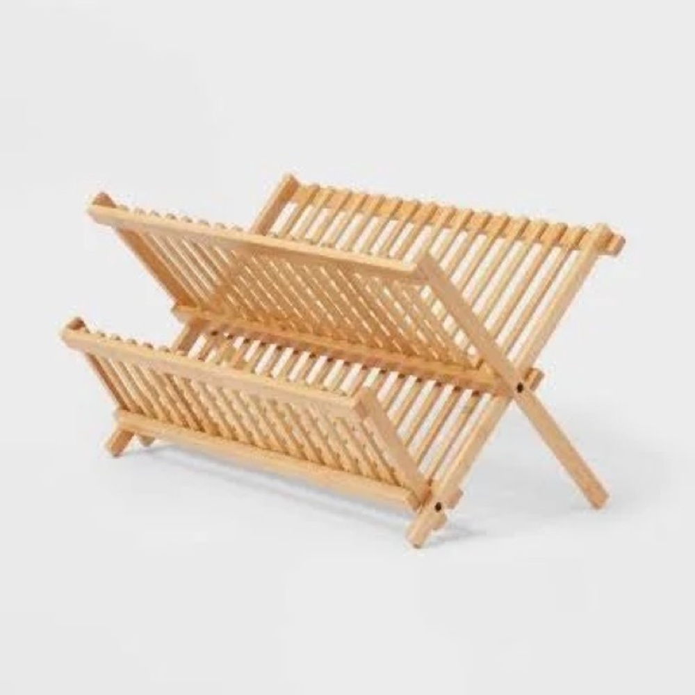 Wooden Dish Drying Rack